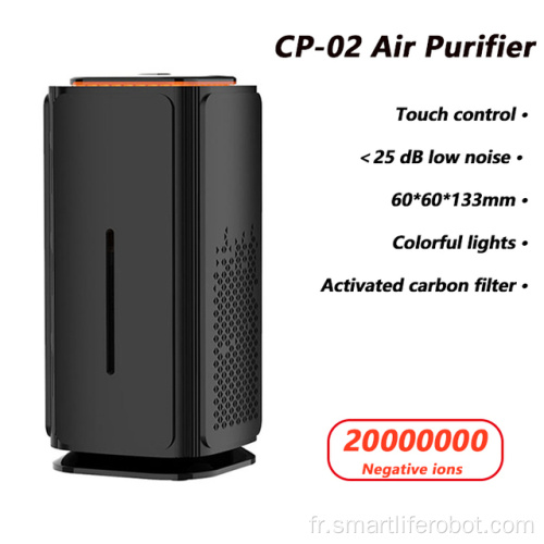 Purificateur d&#39;air à ions négatifs de bureau largement utilisé